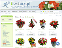 Tablet Screenshot of ikwiaty.pl